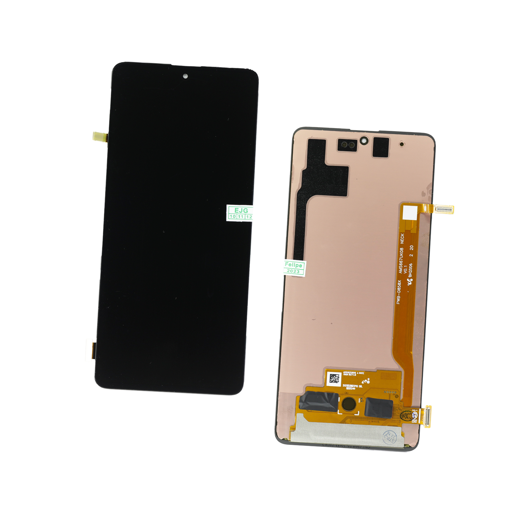 PANTALLA PARA SAMSUNG NOTE 10 LITE OLED NEGRO