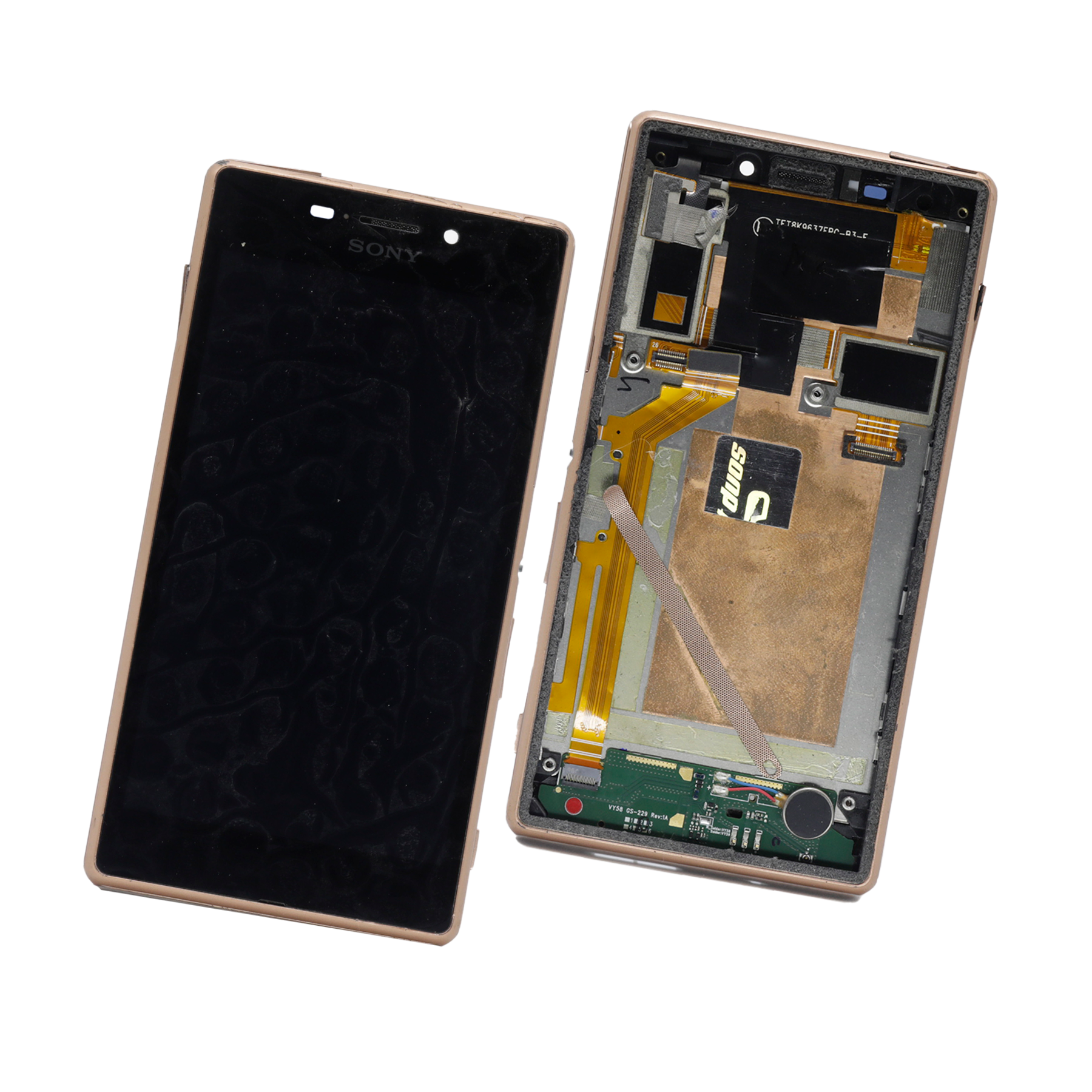 PANTALLA PARA SONY M2 CON MARCO NEGRO