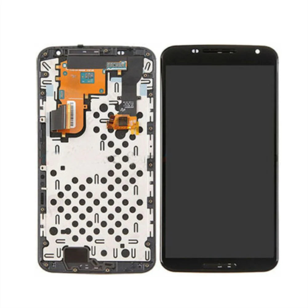 PANTALLA PARA MOTOROLA NEXUS 6 CON MARCO NEGRO CALIDAD ORIGINAL