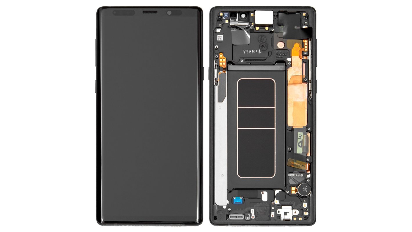 PANTALLA PARA SAMSUNG NOTE 9 CON MARCO NEGRO OLED PANTALLA PARA RECORTADA