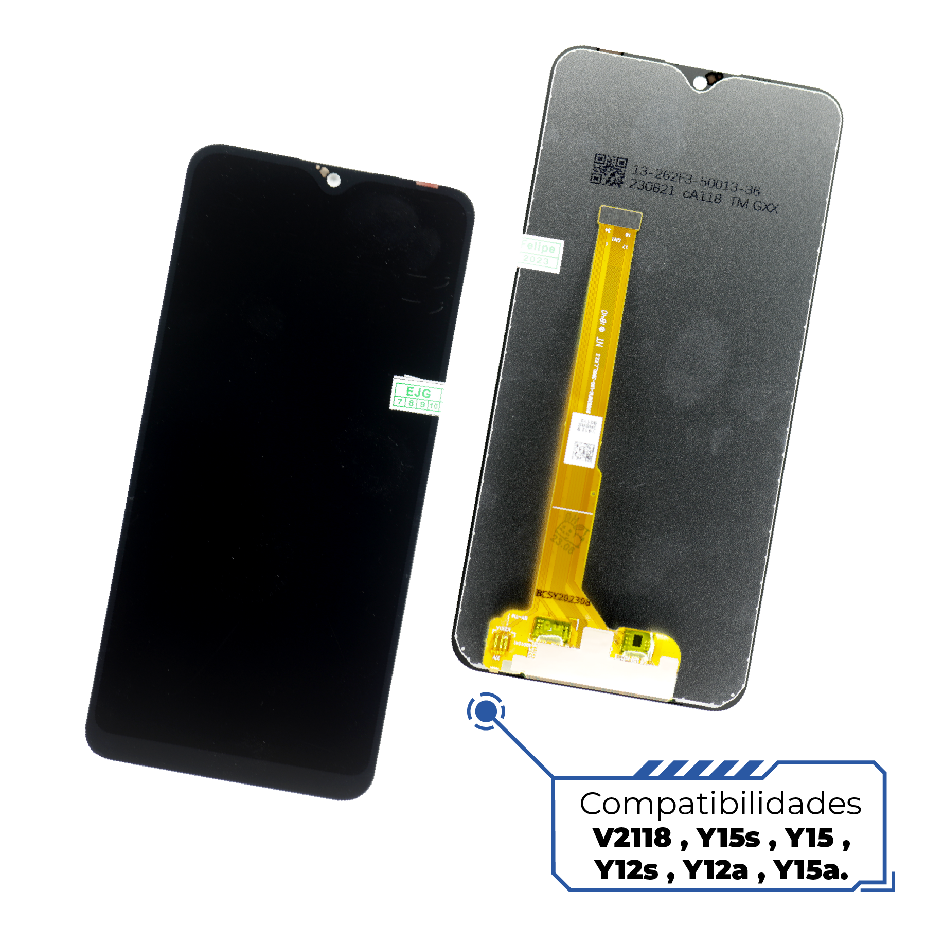 PANTALLA PARA VIVO Y15 , Y12s , Y12a , Y15a , Y20s , Y20i