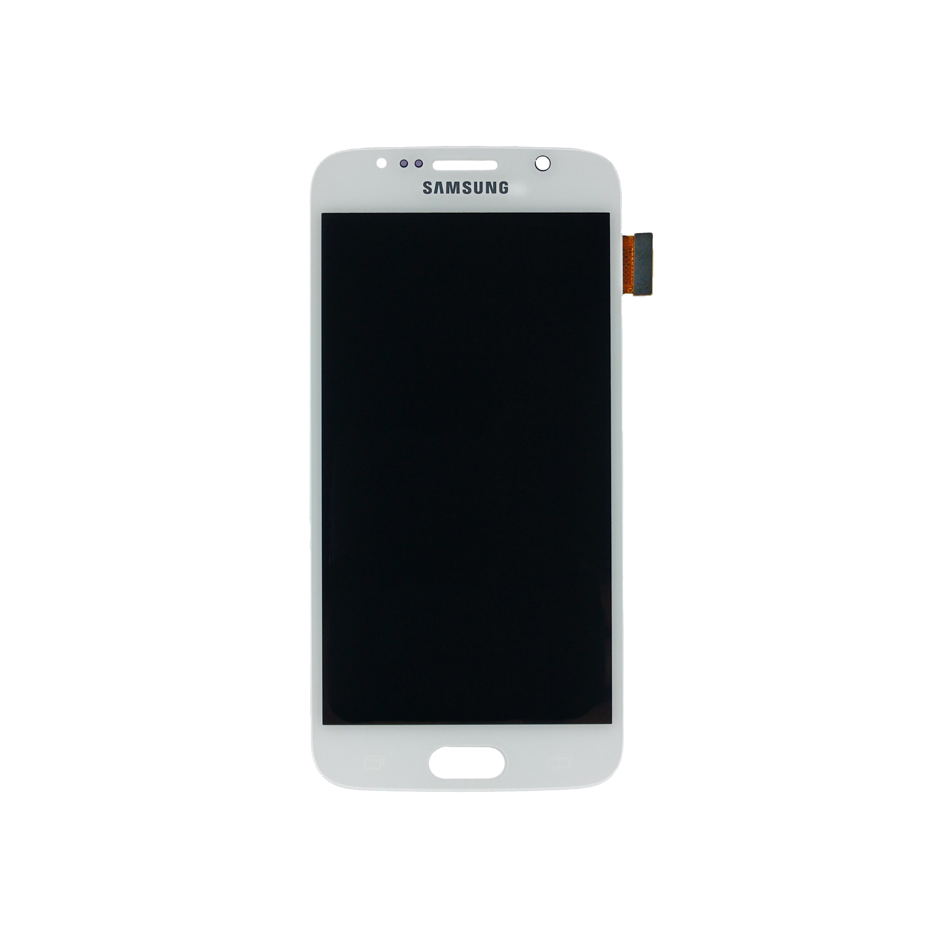 PANTALLA PARA SAMSUNG S6 FLAT BLANCO OLED