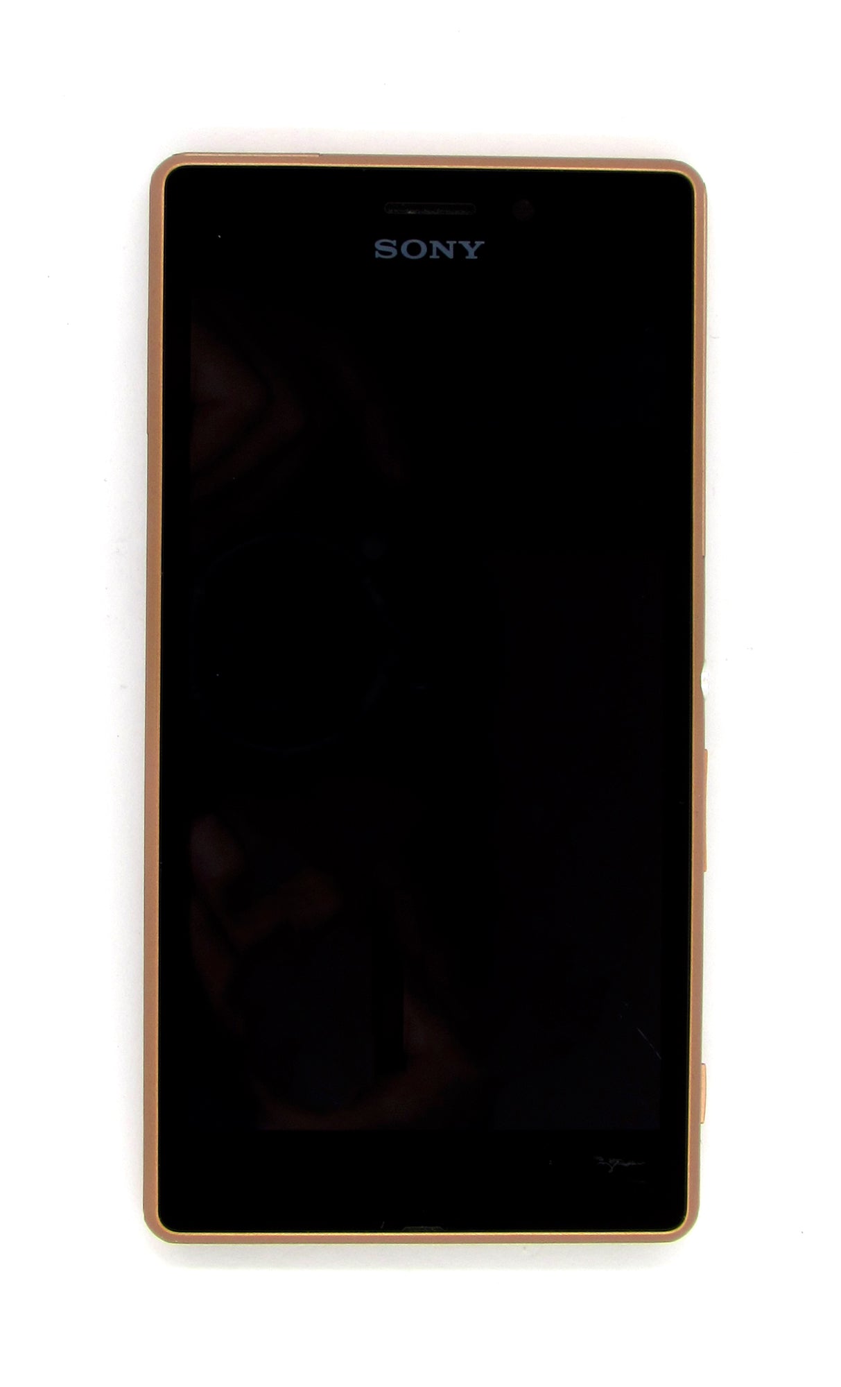 PANTALLA PARA SONY M2 CON MARCO DORADO