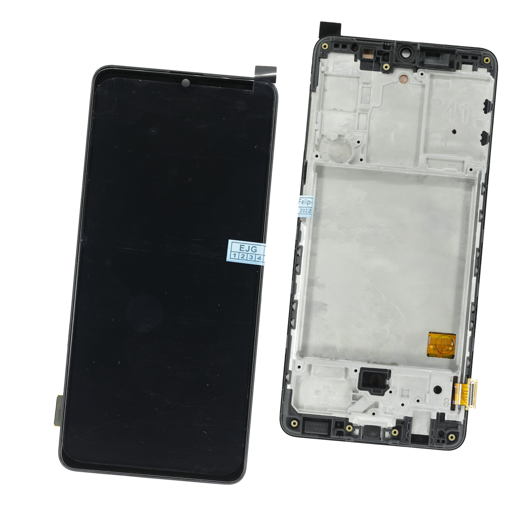 PANTALLA PARA SAMSUNG A41, A41F CON MARCO NEGRO ORIGINAL