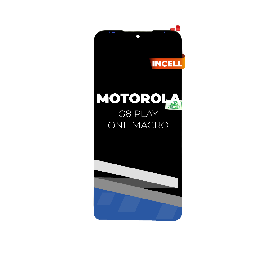 PANTALLA PARA MOTOROLA G8 PLAY, ONE MACRO NEGRO