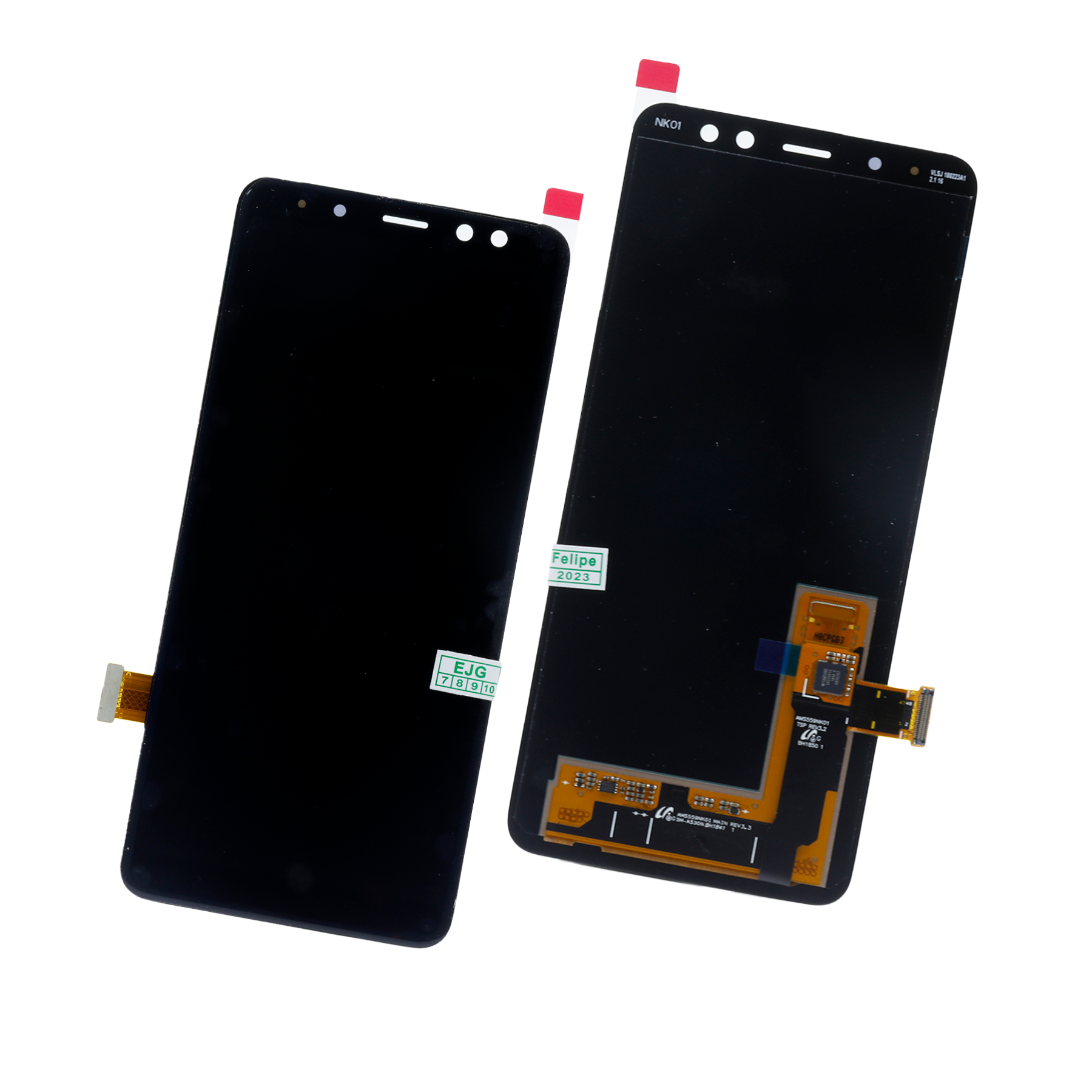PANTALLA PARA SAMSUNG A8 2018 , A530 NEGRO OLED