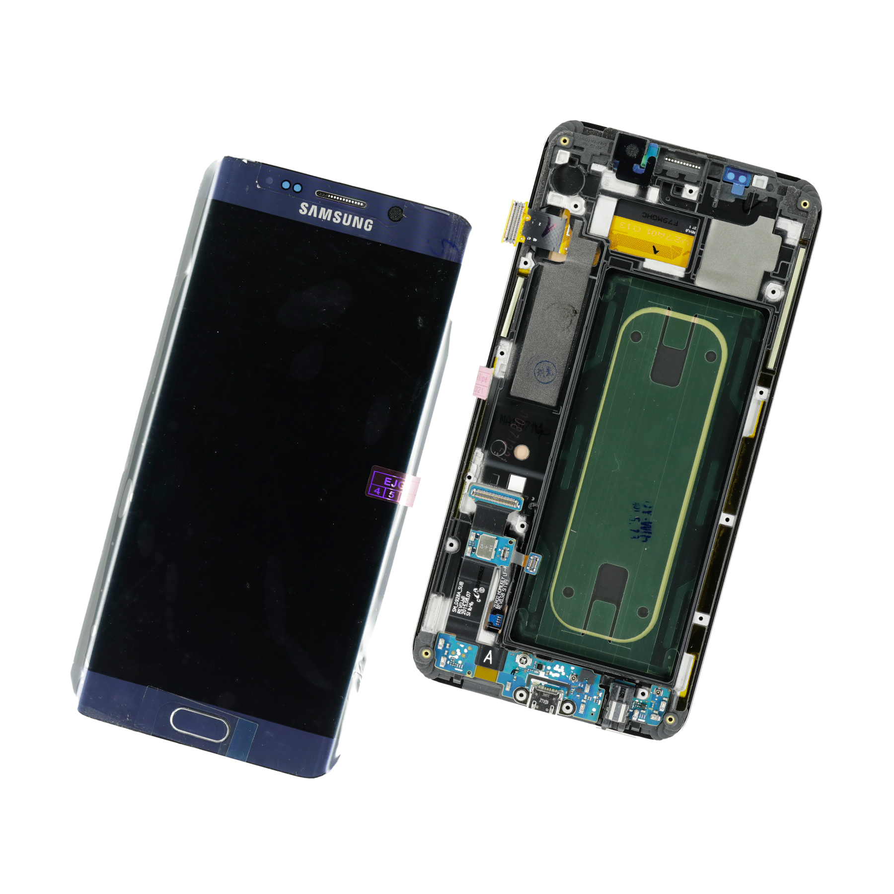 PANTALLA PARA SAMSUNG S6 EDGE PLUS AZUL VERSION A