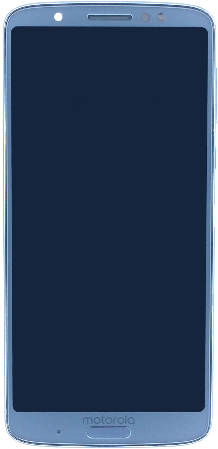 PANTALLA PARA MOTOROLA G6 PLUS AZUL CORAL CON MARCO