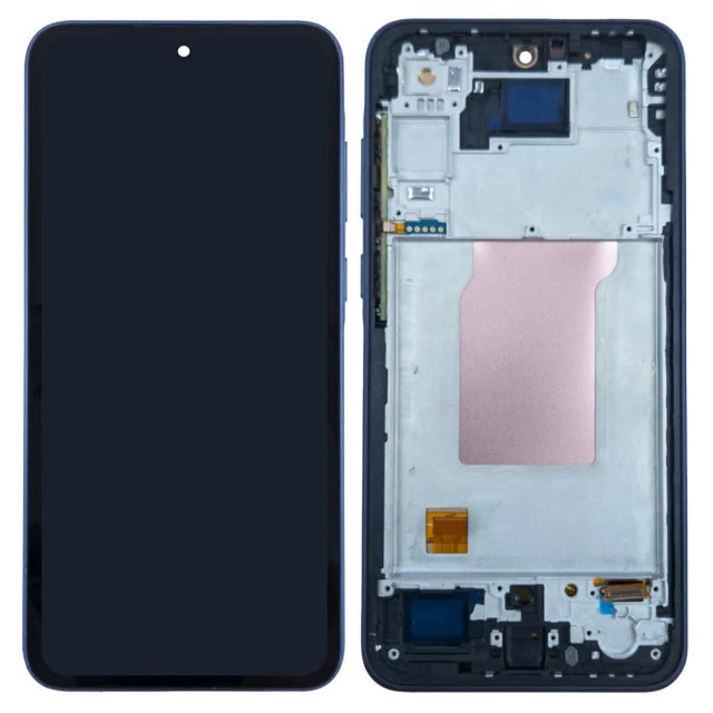 PANTALLA PARA SAMSUNG A35 5G / A356 CON MARCO AZUL MARINO