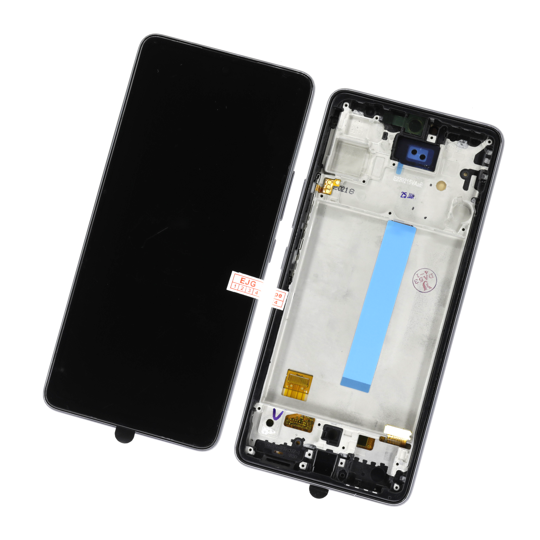 PANTALLA RECORTADA PARA SAMSUNG A53 CON MARCO NEGRO OLED