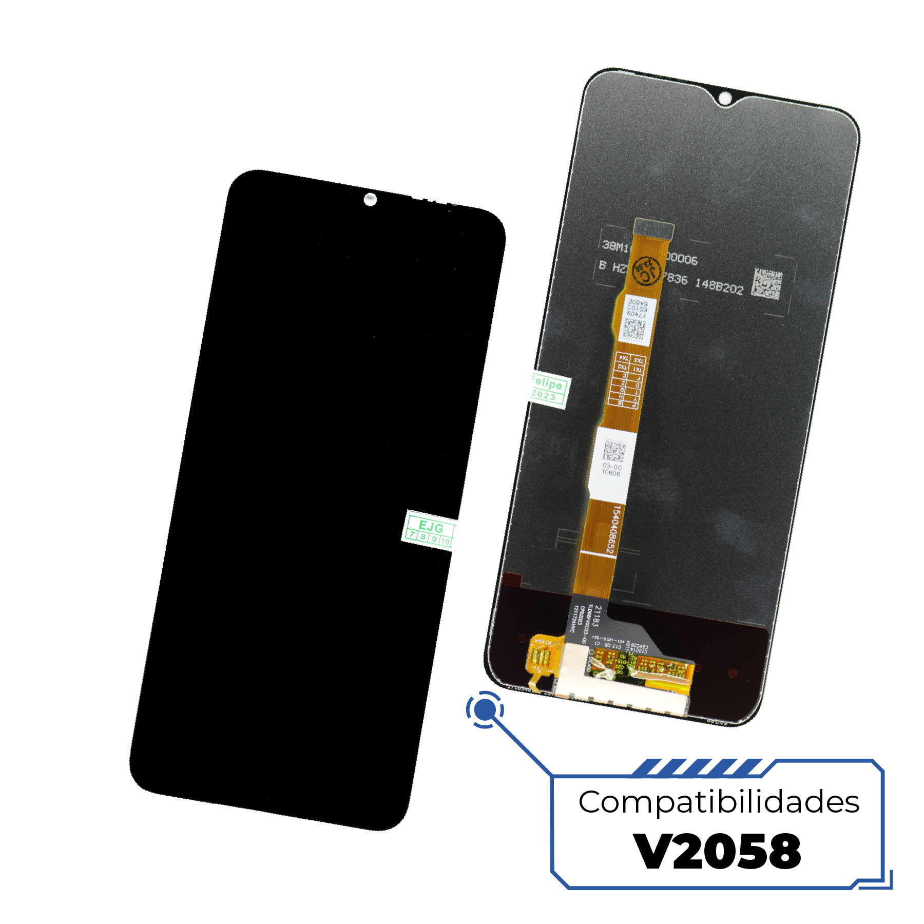 PANTALLA PARA VIVO Y53s V2058 / Y33s V2109 / Y76 5G V2124 / Y54s V2009A / Y76S V2156A / Y51 V2035
