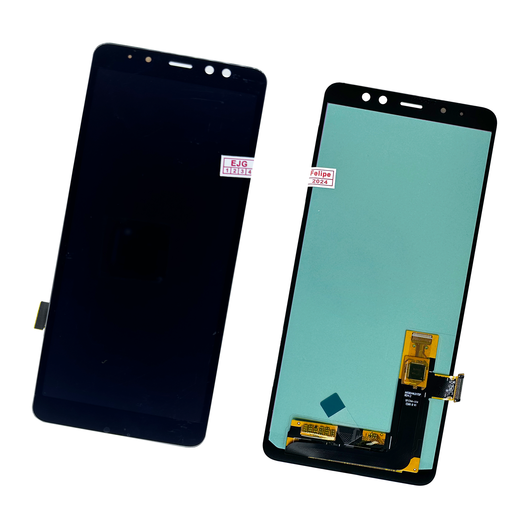 PANTALLA PARA SAMSUNG A8 PLUS , A730 NEGRO