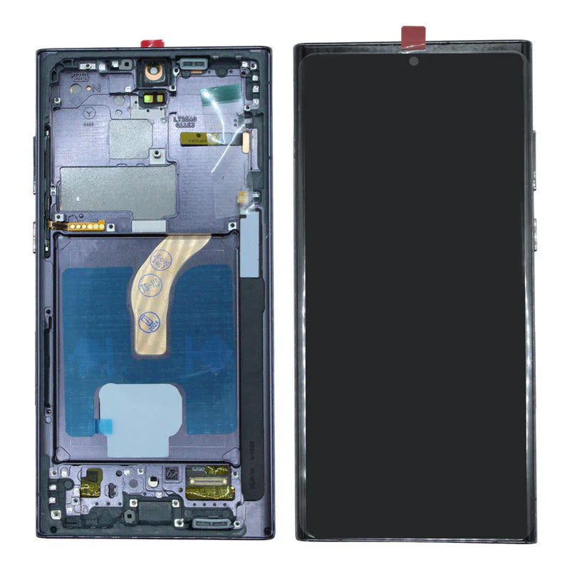 PANTALLA PARA SAMSUNG S22 ULTRA CON MARCO NEGRO OLED
