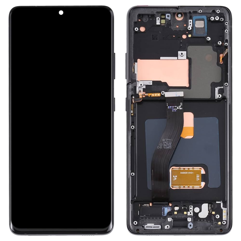 PANTALLA PARA SAMSUNG S21 ULTRA , G998B CON MARCO NEGRO OLED