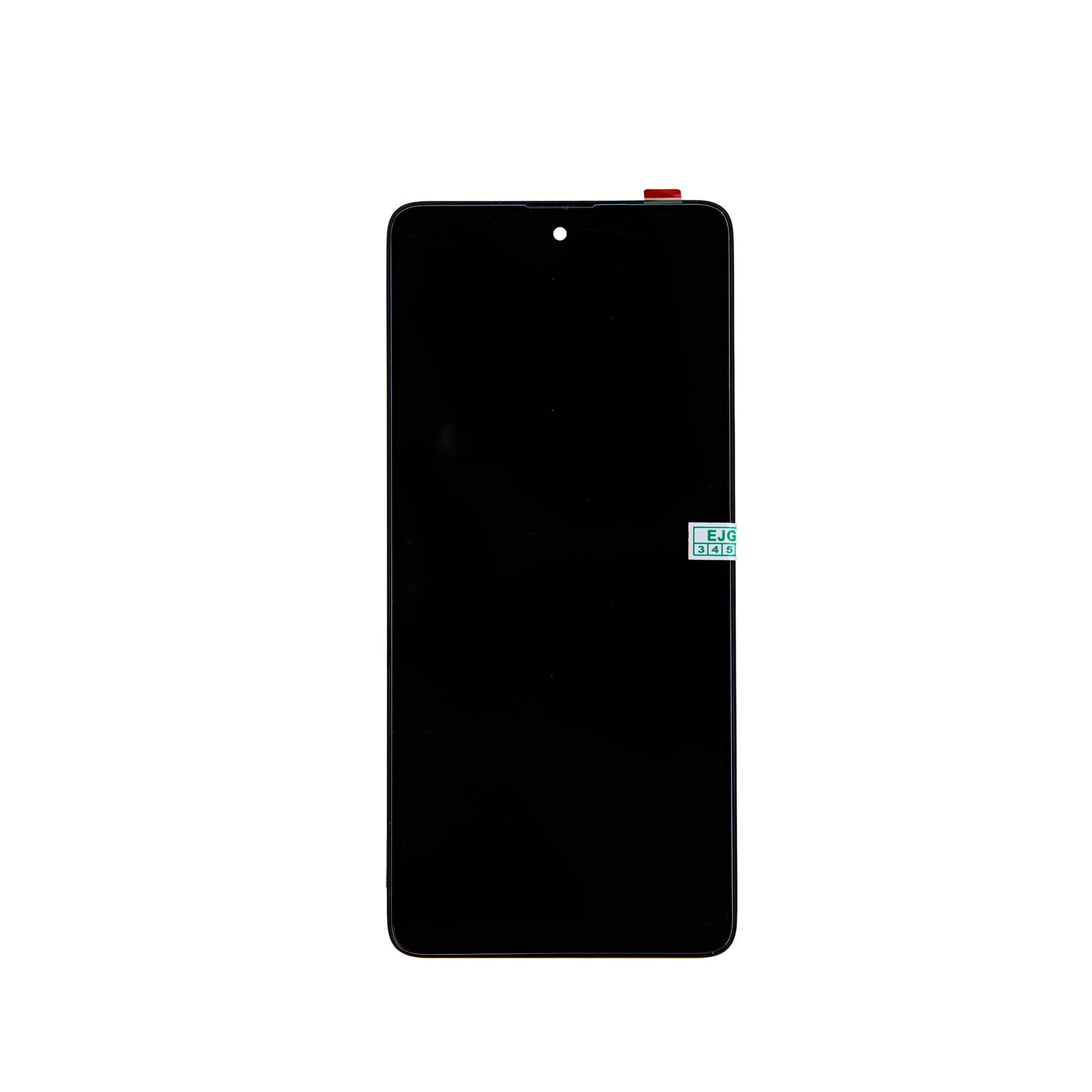 PANTALLA RECORTADA PARA SAMSUNG A71 , A715 CON MARCO NEGRO INCELL