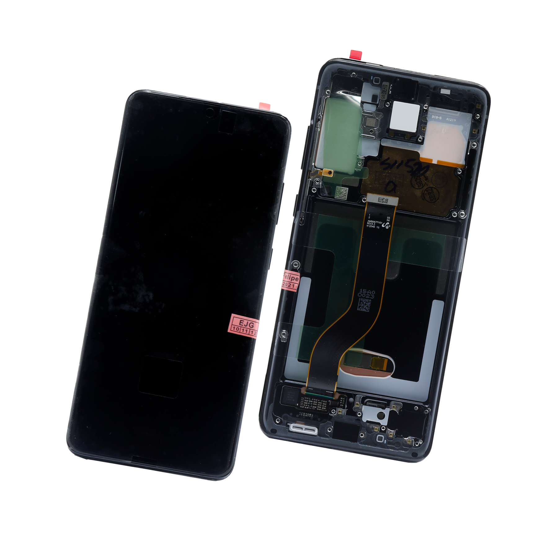 PANTALLA PARA SAMSUNG S20 PLUS , G985 NEGRO
