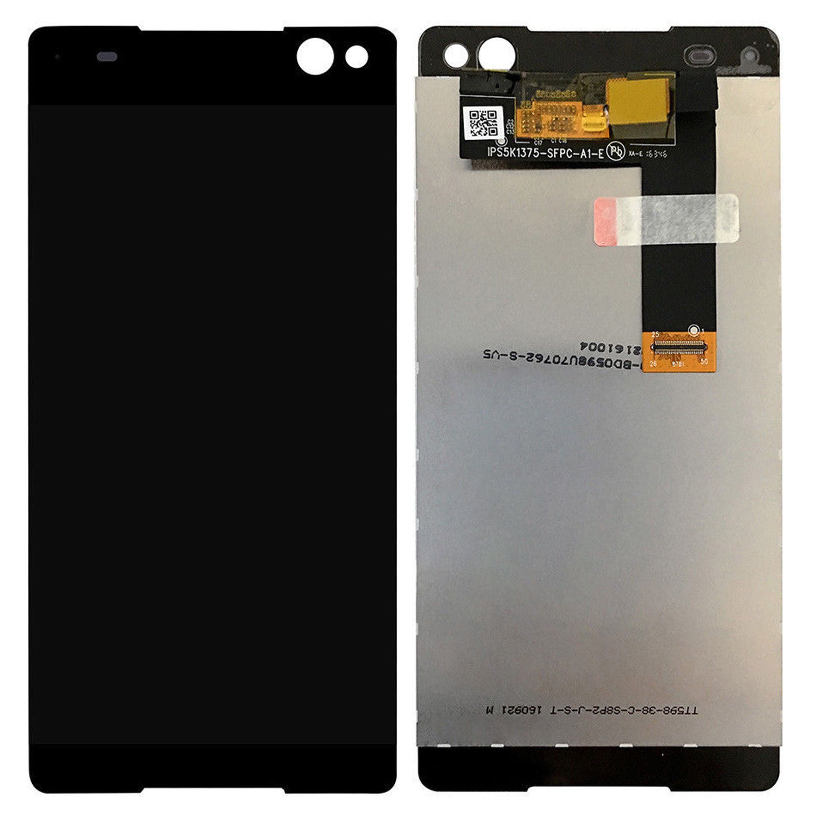 PANTALLA PARA SONY C5 ULTRA CON MARCO NEGRO