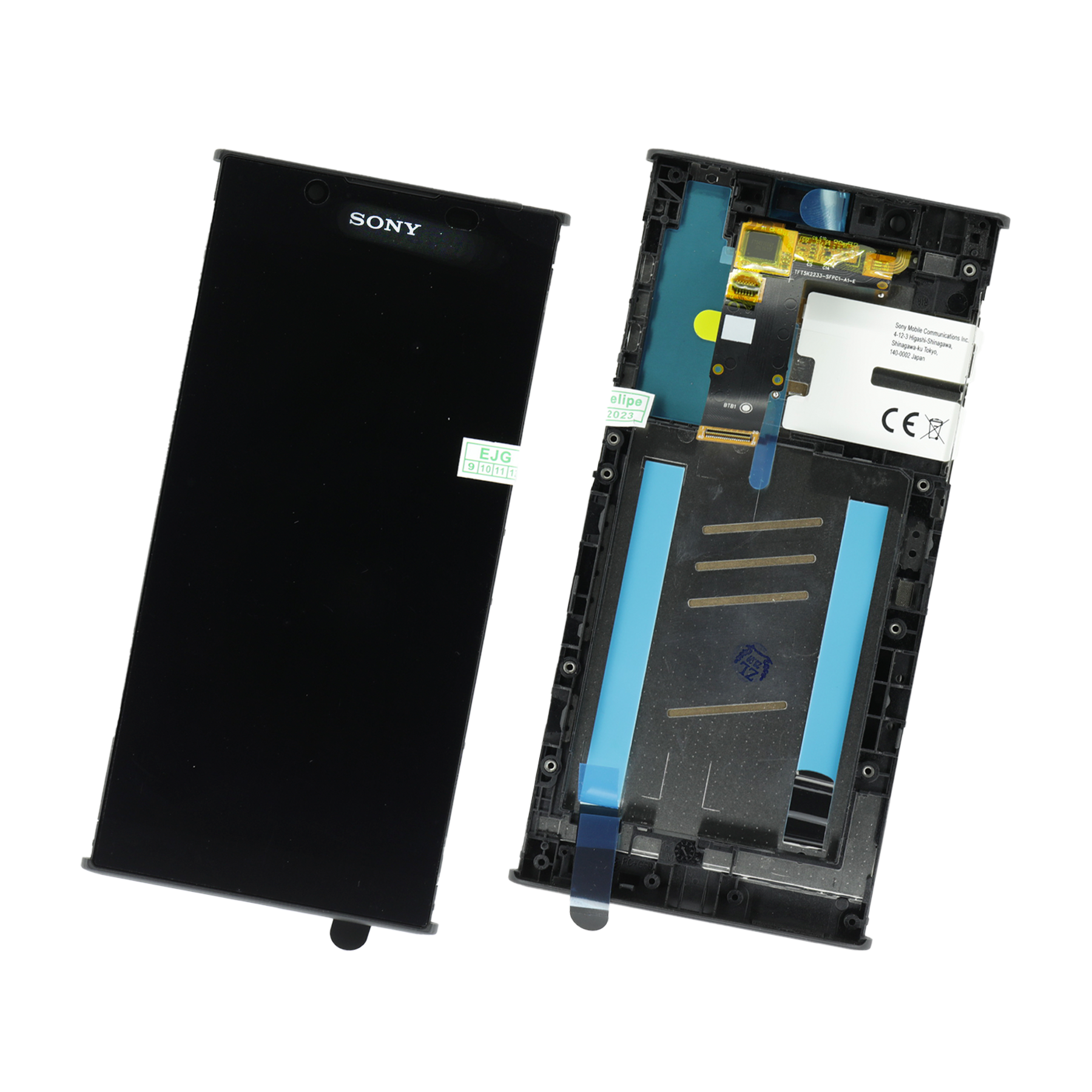 PANTALLA PARA SONY L1 CON MARCO NEGRO ORIGINAL