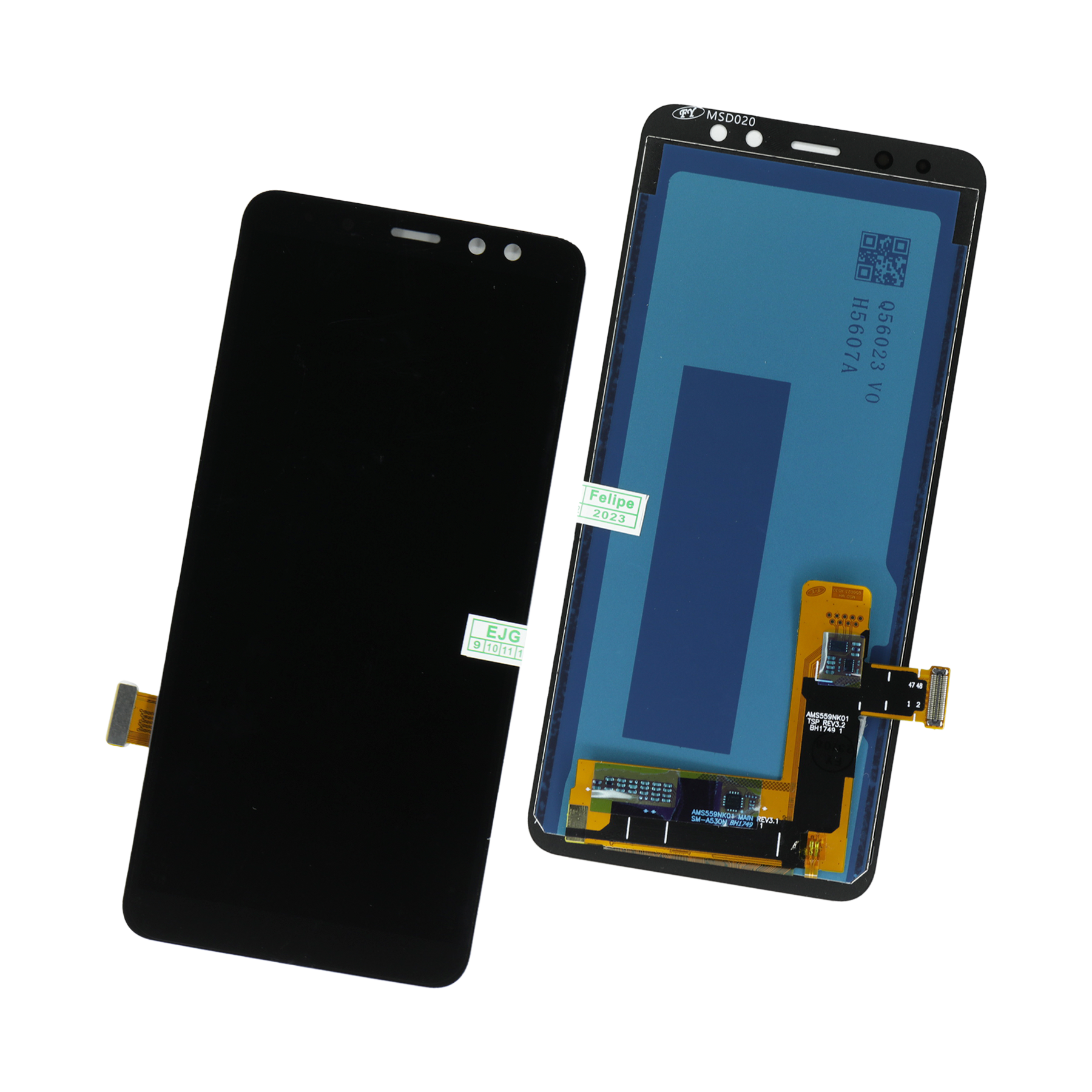 PANTALLA PARA SAMSUNG A8 2018 , A530 NEGRO INCELL