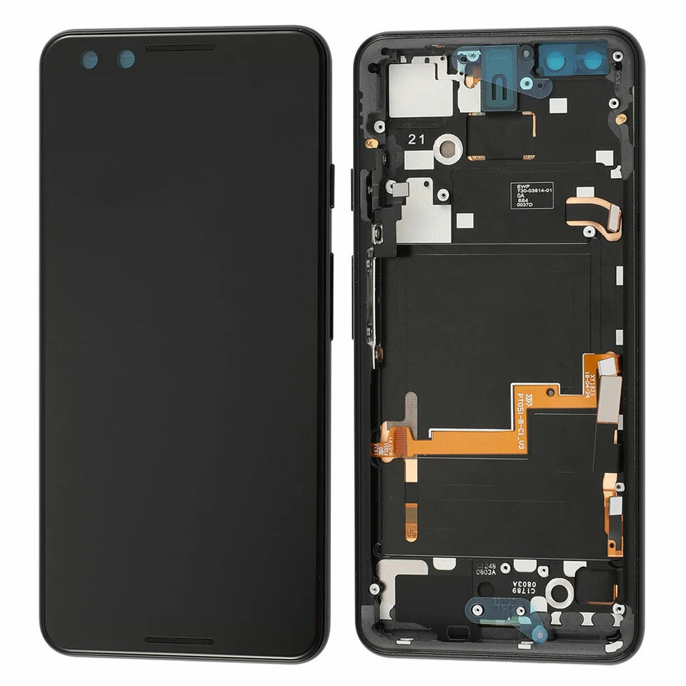 PANTALLA PARA GOOGLE PIXEL 3 CON MARCO NEGRO CALIDAD ORIGINAL