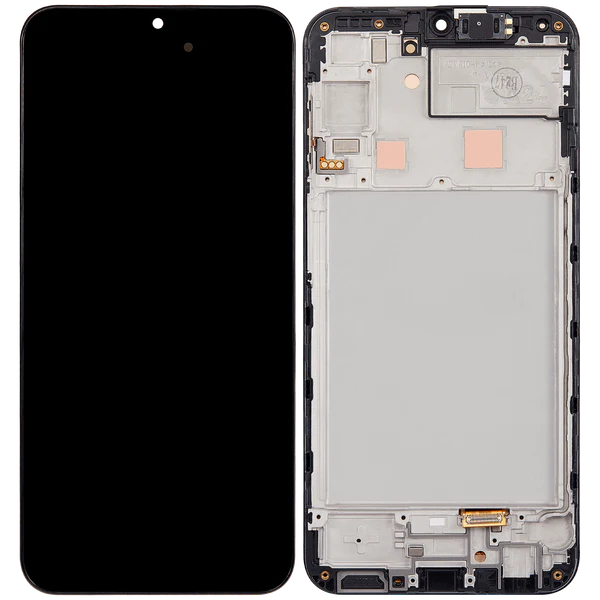 PANTALLA RECORTADA PARA SAMSUNG A24 CON MARCO NEGRO OLED