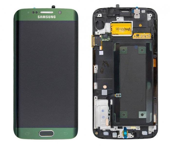 PANTALLA PARA SAMSUNG S6 EDGE VERDE