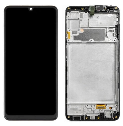 PANTALLA PARA SAMSUNG A22 4G A225 CON MARCO NEGRO