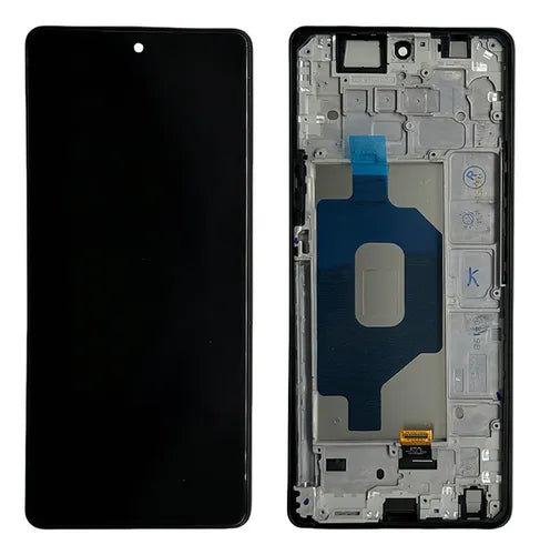 PANTALLA PARA LG K71 CON MARCO NEGRO , LMQ730HA